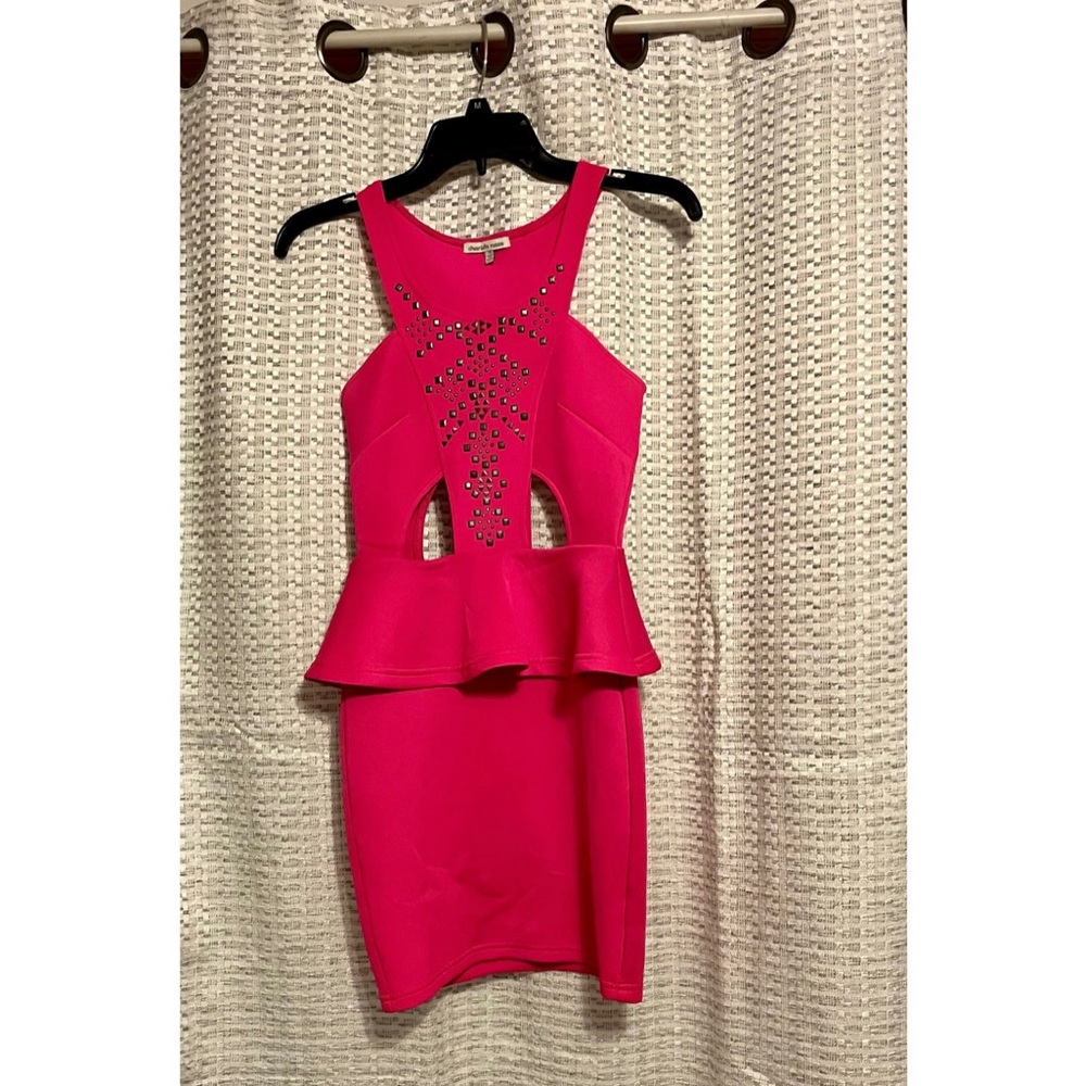 XS Hot Pink Charlotte Russe Dress